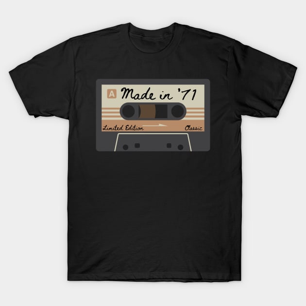 1971 Mixed Tape Limited Edition Classic T-Shirt by MalibuSun